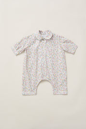 Baby Pyjama in Lavender Rose Liberty Print