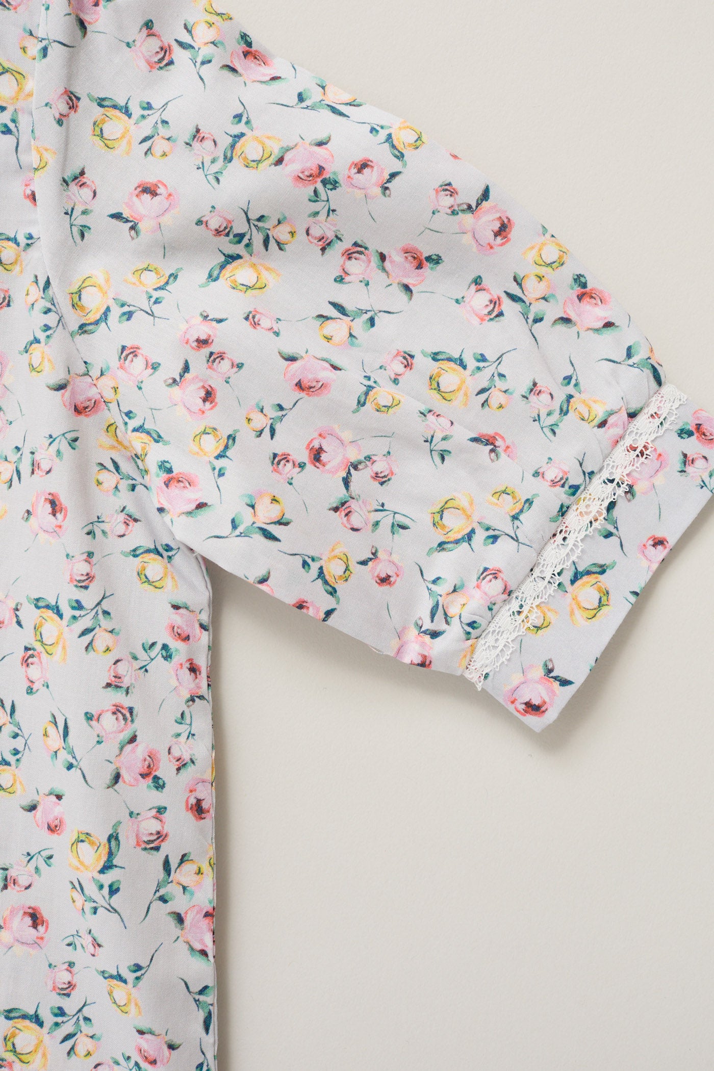 Baby Pyjama in Lavender Rose Liberty Print