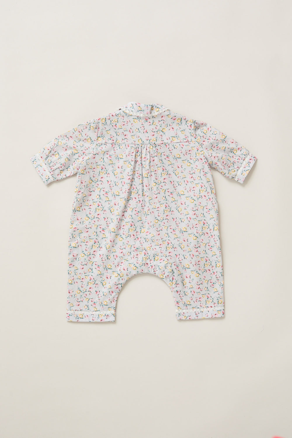 Baby Pyjama in Lavender Rose Liberty Print