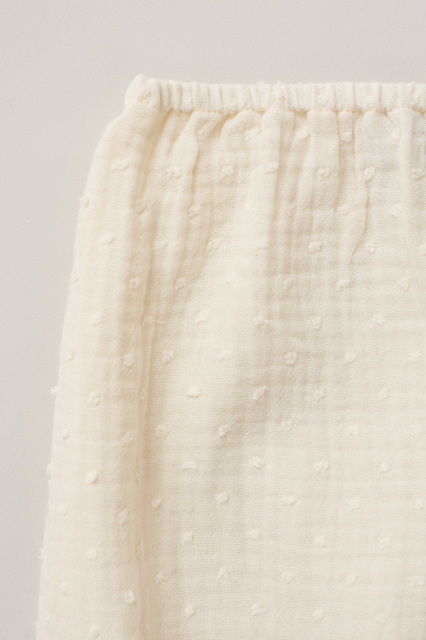 Baby Kimono Set in Cream Bubble