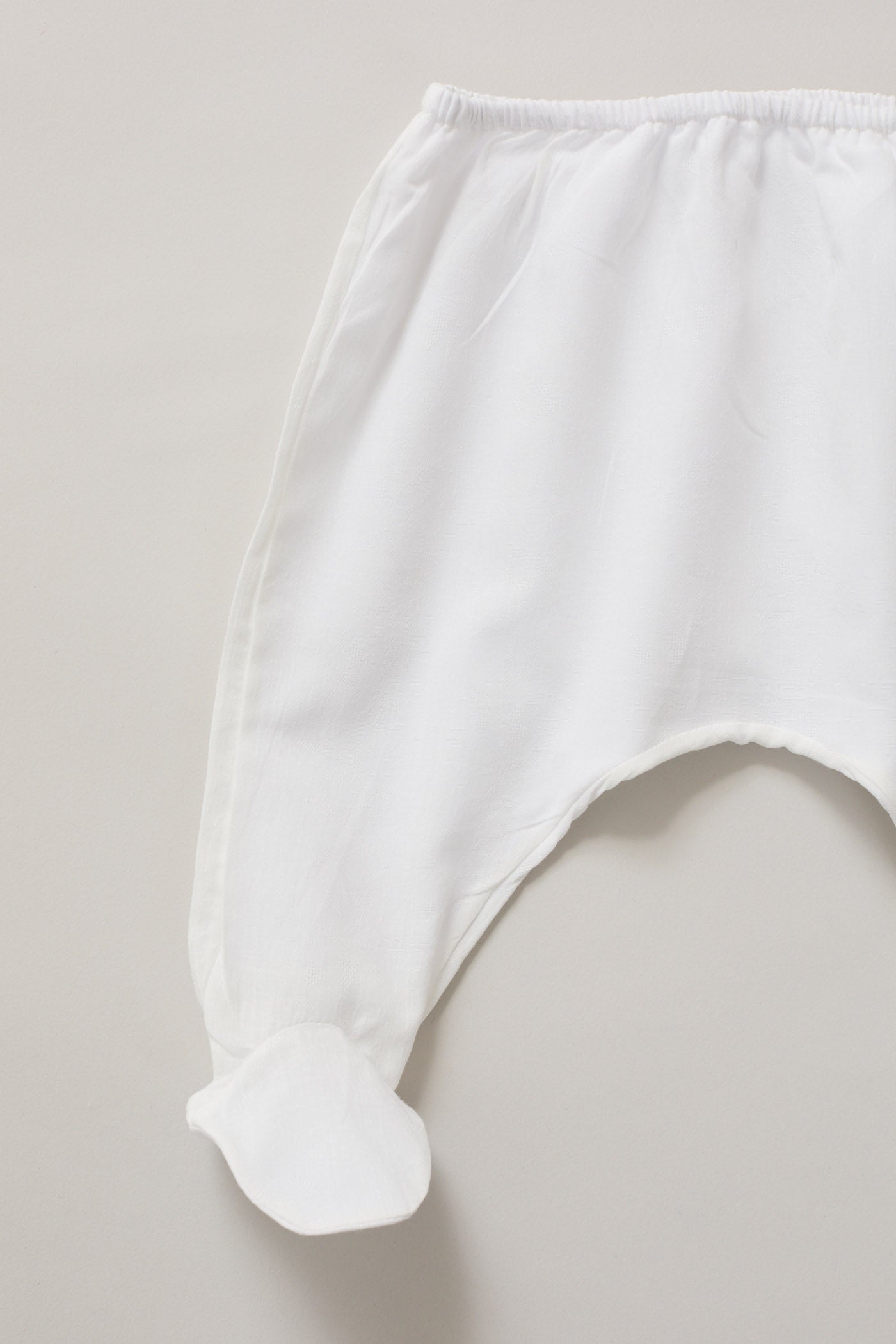 Baby Kimono Set In Pearly White