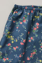 Baby Kimono Set Blue Rose Garden