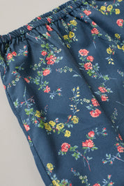 Baby Kimono Set Blue Rose Garden