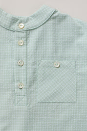 Apple Shirt in Sage Green Check
