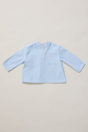 Light Blue Check Baby Apple Shirt