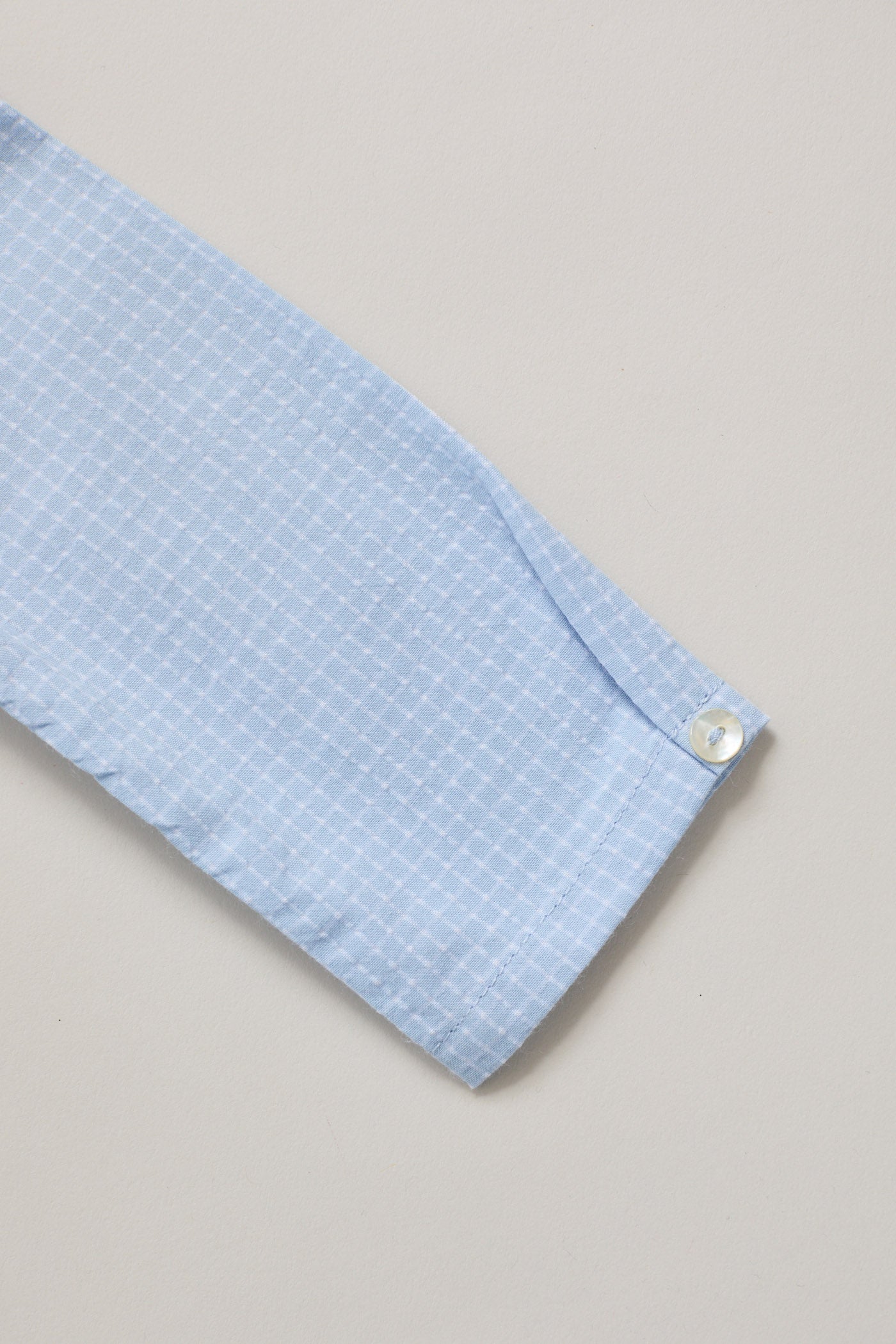 Light Blue Check Baby Apple Shirt