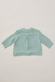 Apple Shirt In Aqua Check
