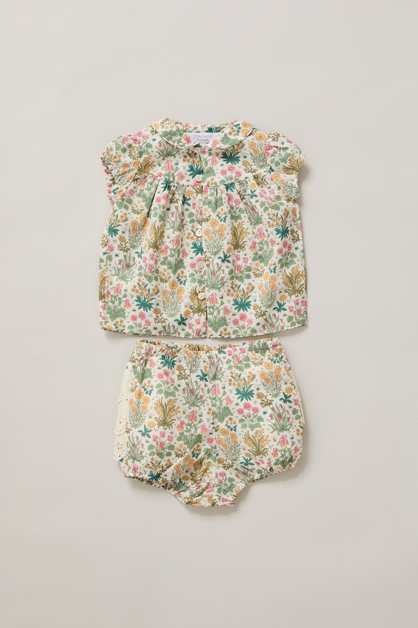 Honey Blouse  Set Flower Chess