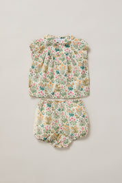 Honey Blouse  Set Flower Chess