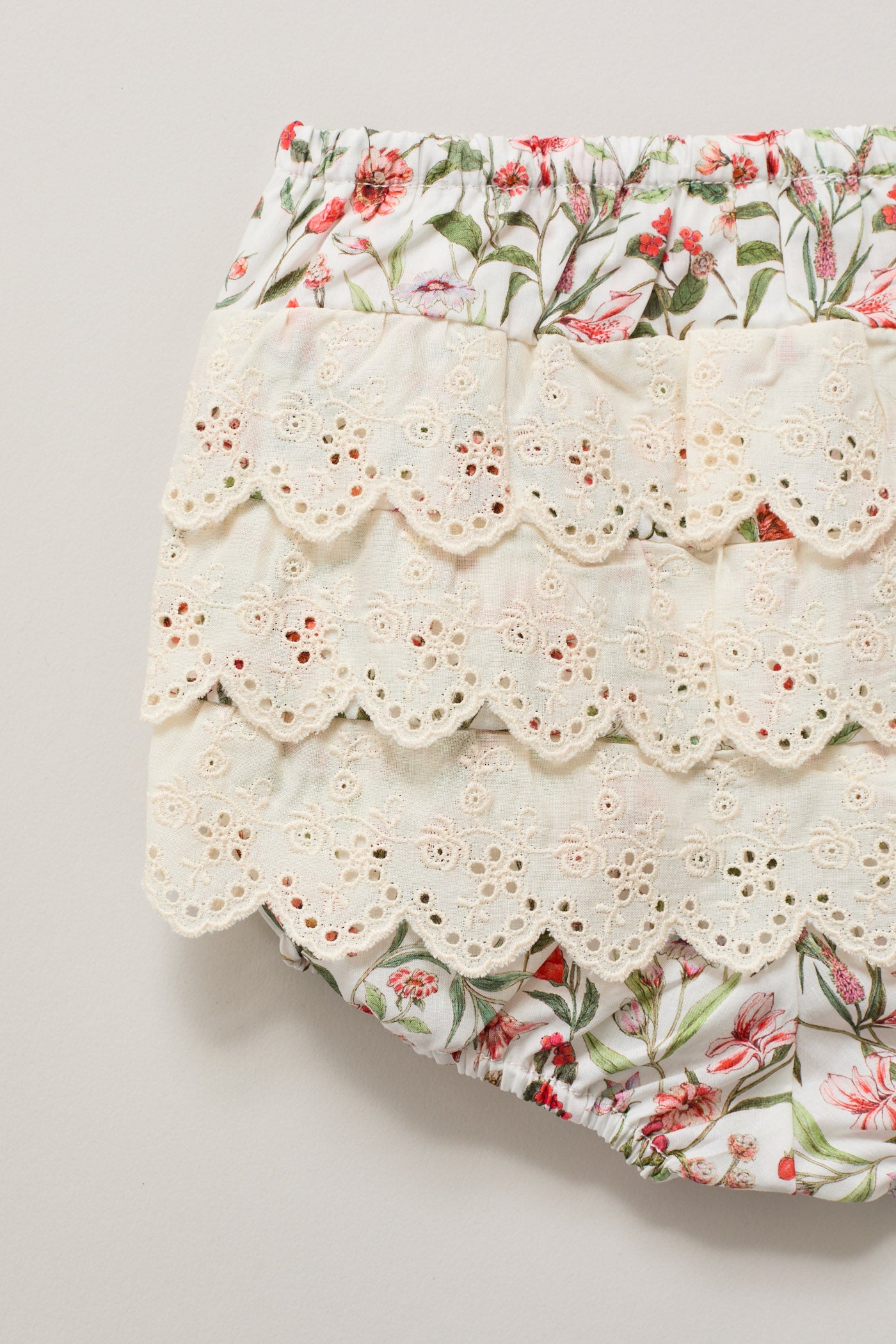 Honey Blouse Set Red Flowers