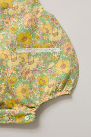Lace Pinafore in California Poppy