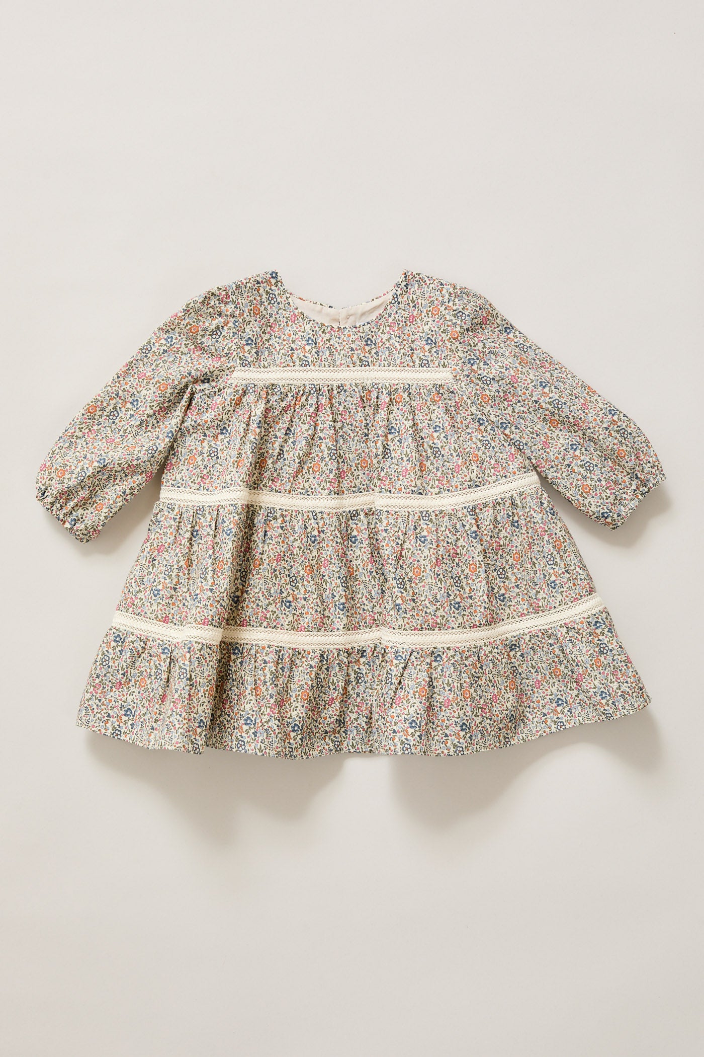 Baby Alba Dress Blue The Smallest Floral Liberty Print