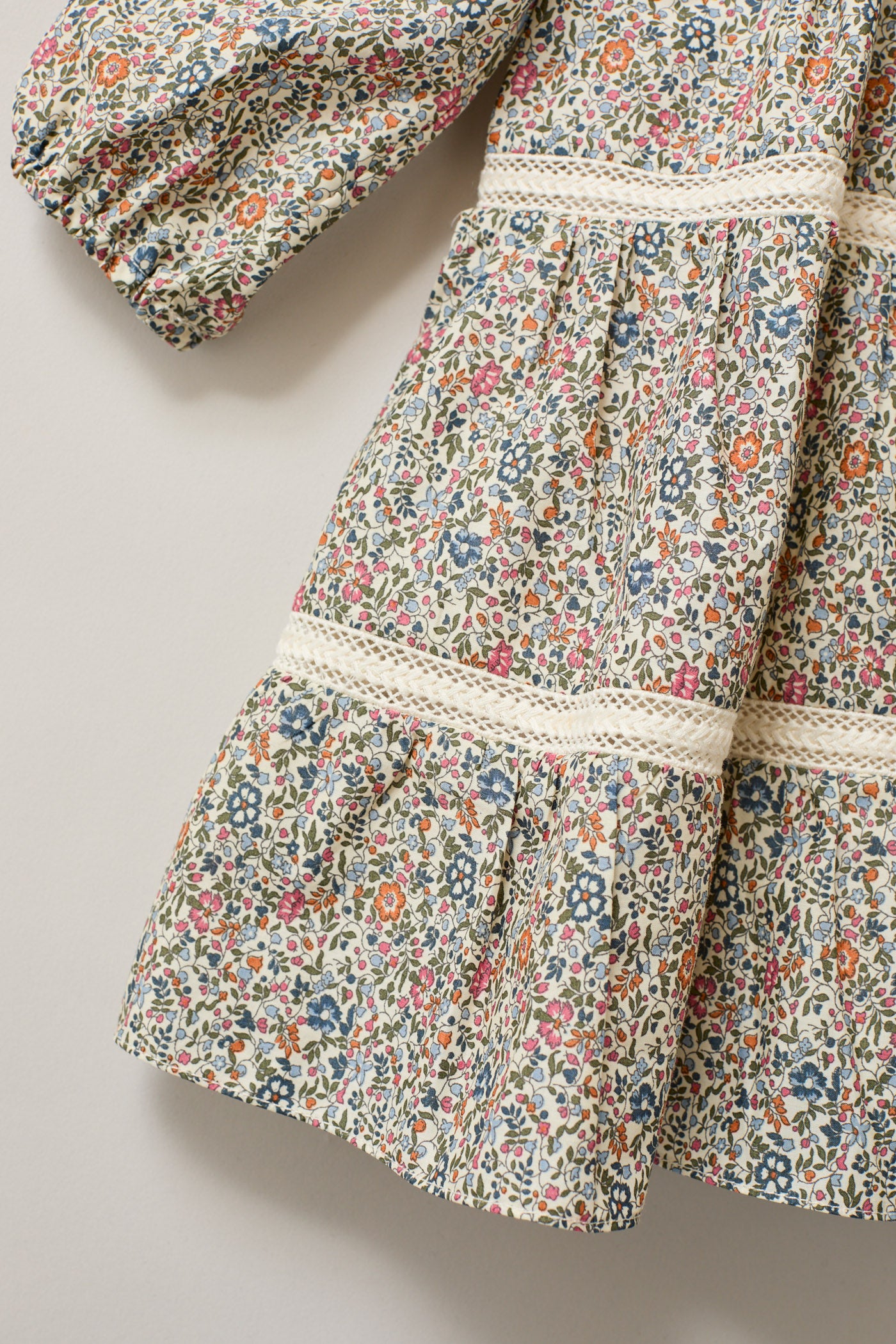 Baby Alba Dress Blue The Smallest Floral Liberty Print