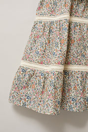 Baby Alba Dress Blue The Smallest Floral Liberty Print