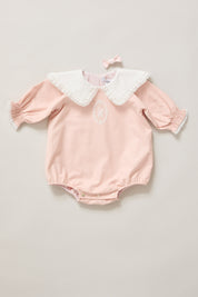 Baby Ginger Romper In Blush Pink