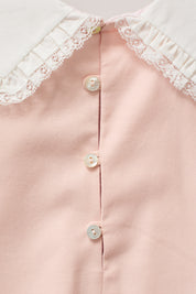 Baby Ginger Romper In Blush Pink
