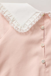 Baby Ginger Romper In Blush Pink