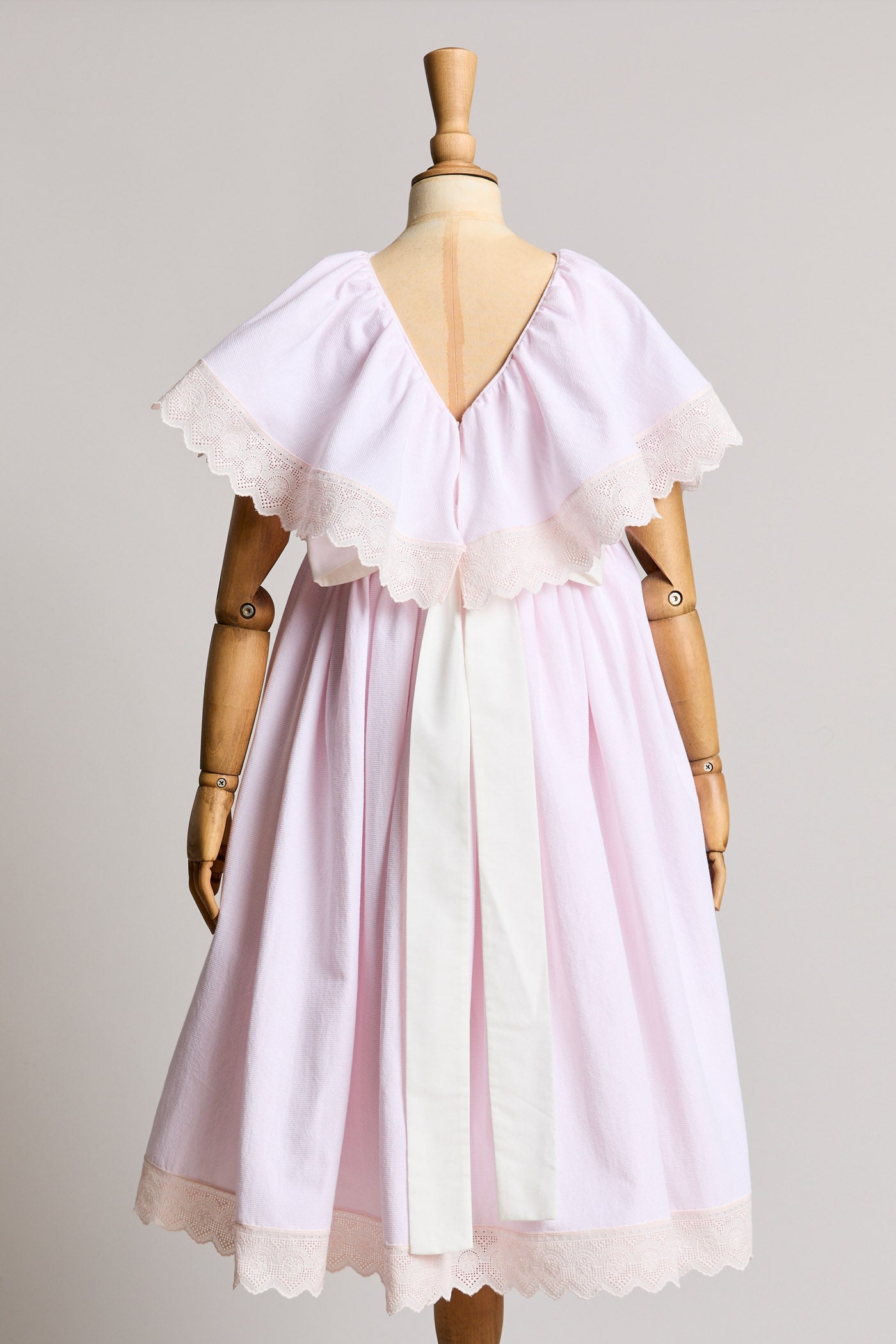 Short Butterfly Dress Pink Stripes