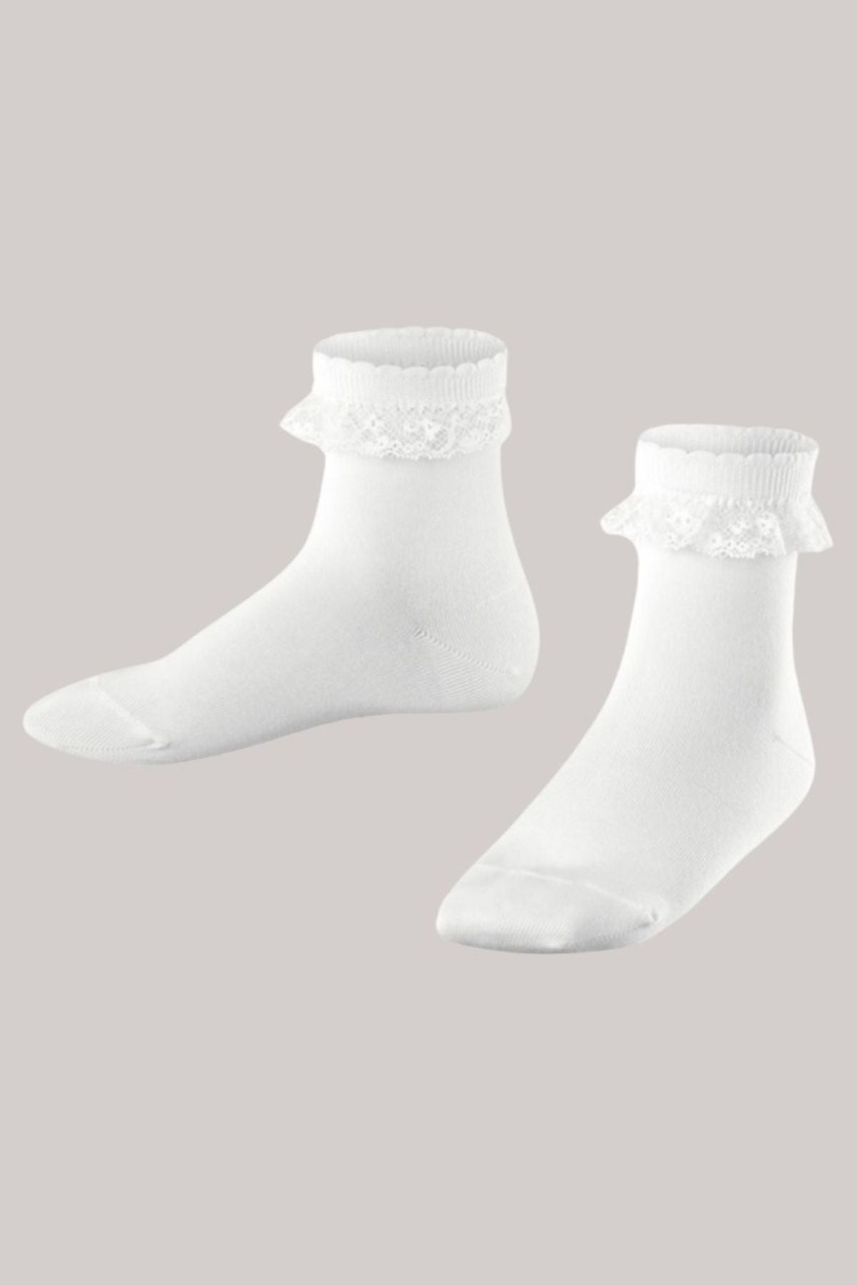 Falke Socks Romantic Lace - White