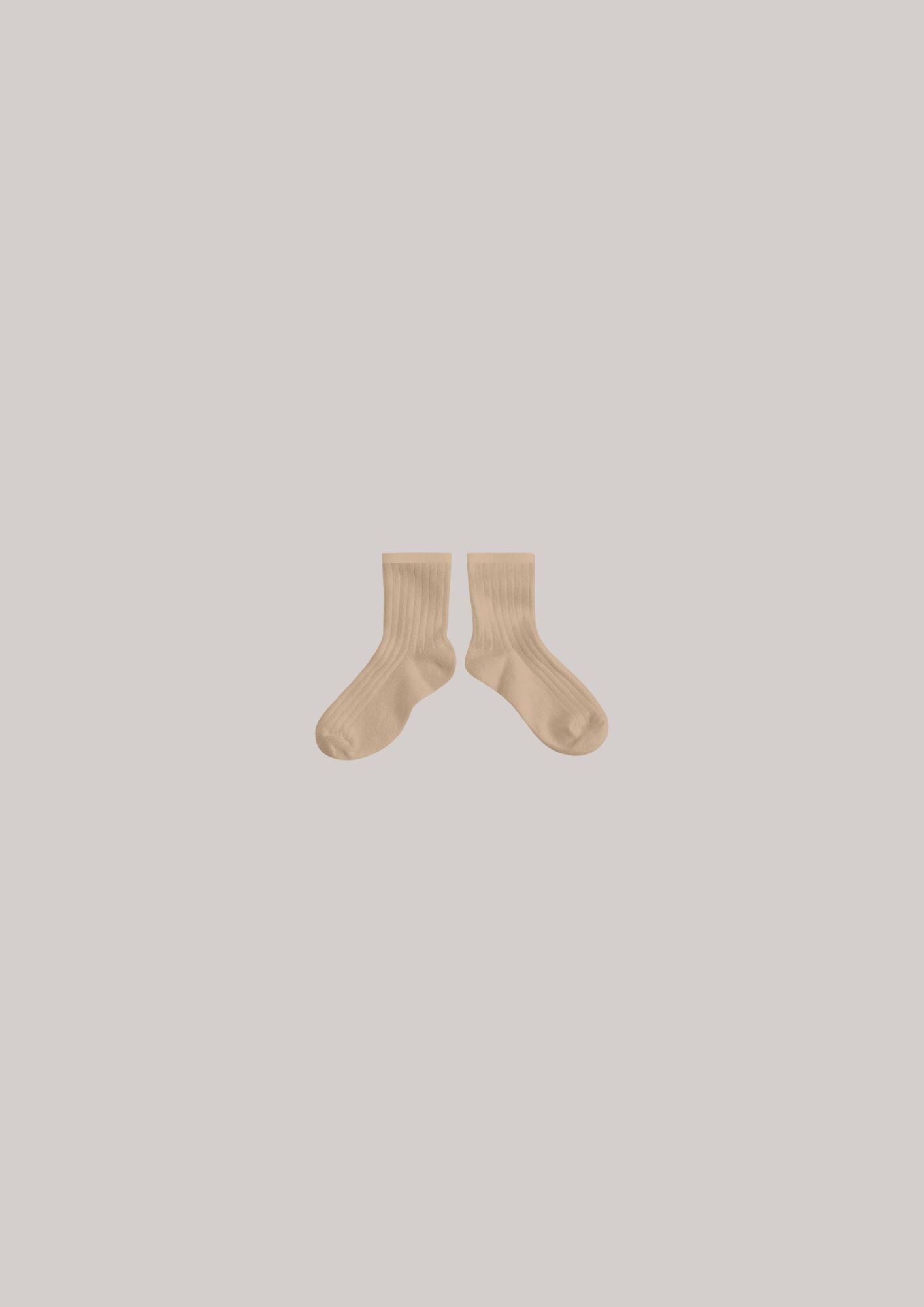 Collégien X Strawberries &Cream - La Mini Petite Taupe ankle socks