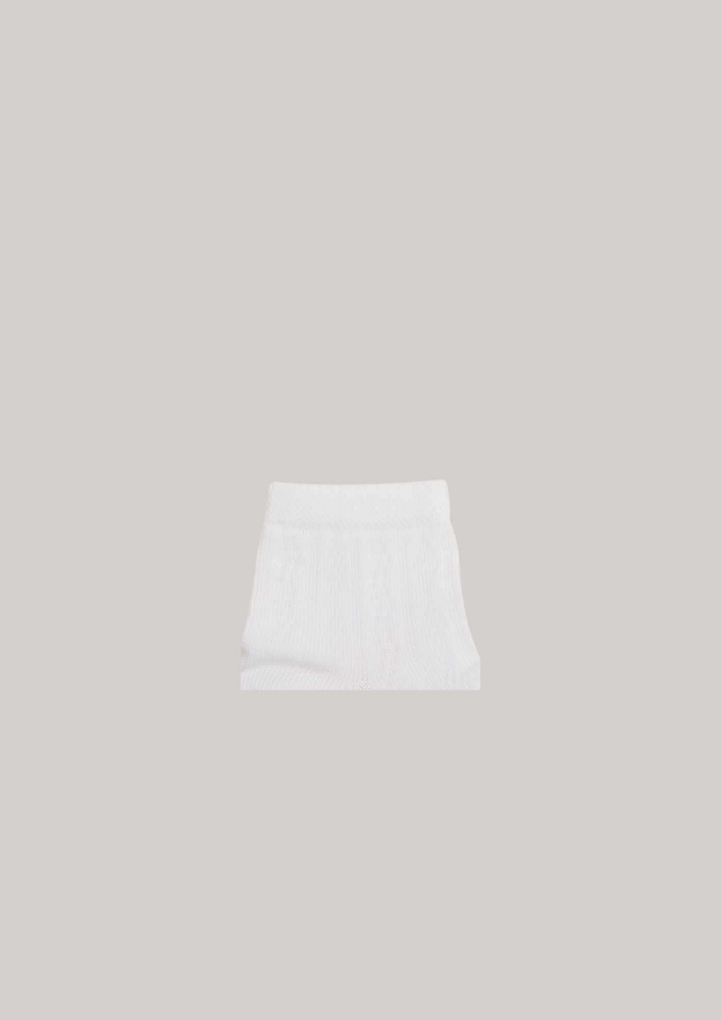 Collegien X Strawberries and Cream-Antoinette Blanc Neige Lightweight Socks