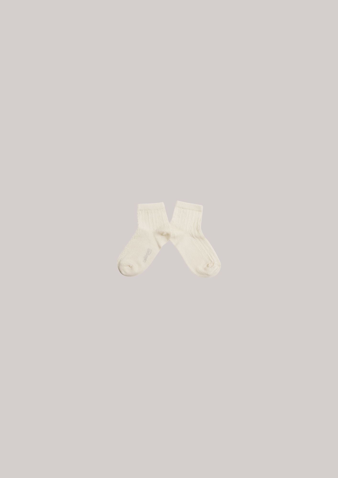 Collegien X Strawberries & Cream -Antoinette Doux Agneaux Lightweight Socks