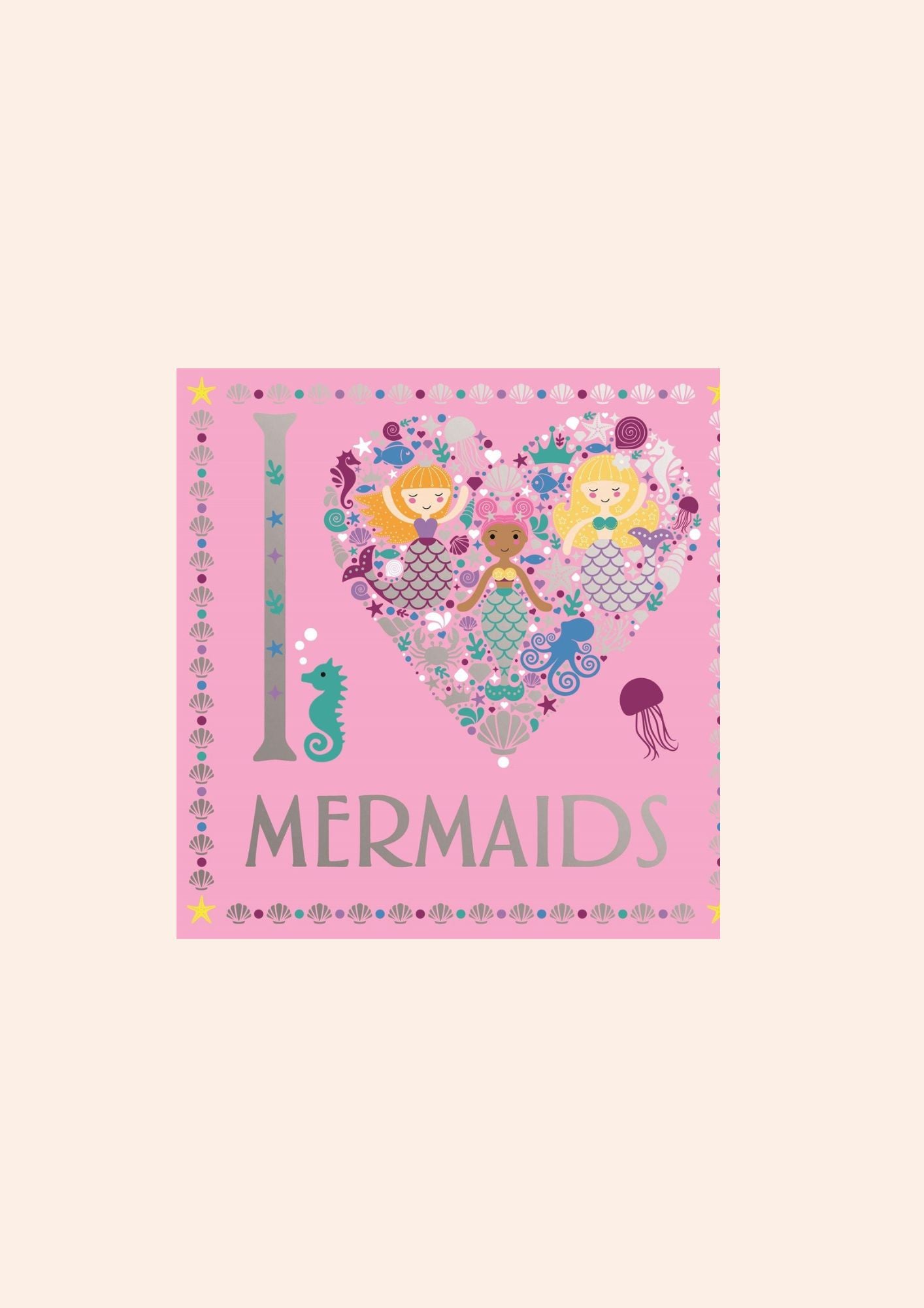 I Heart Mermaids Colouring Book