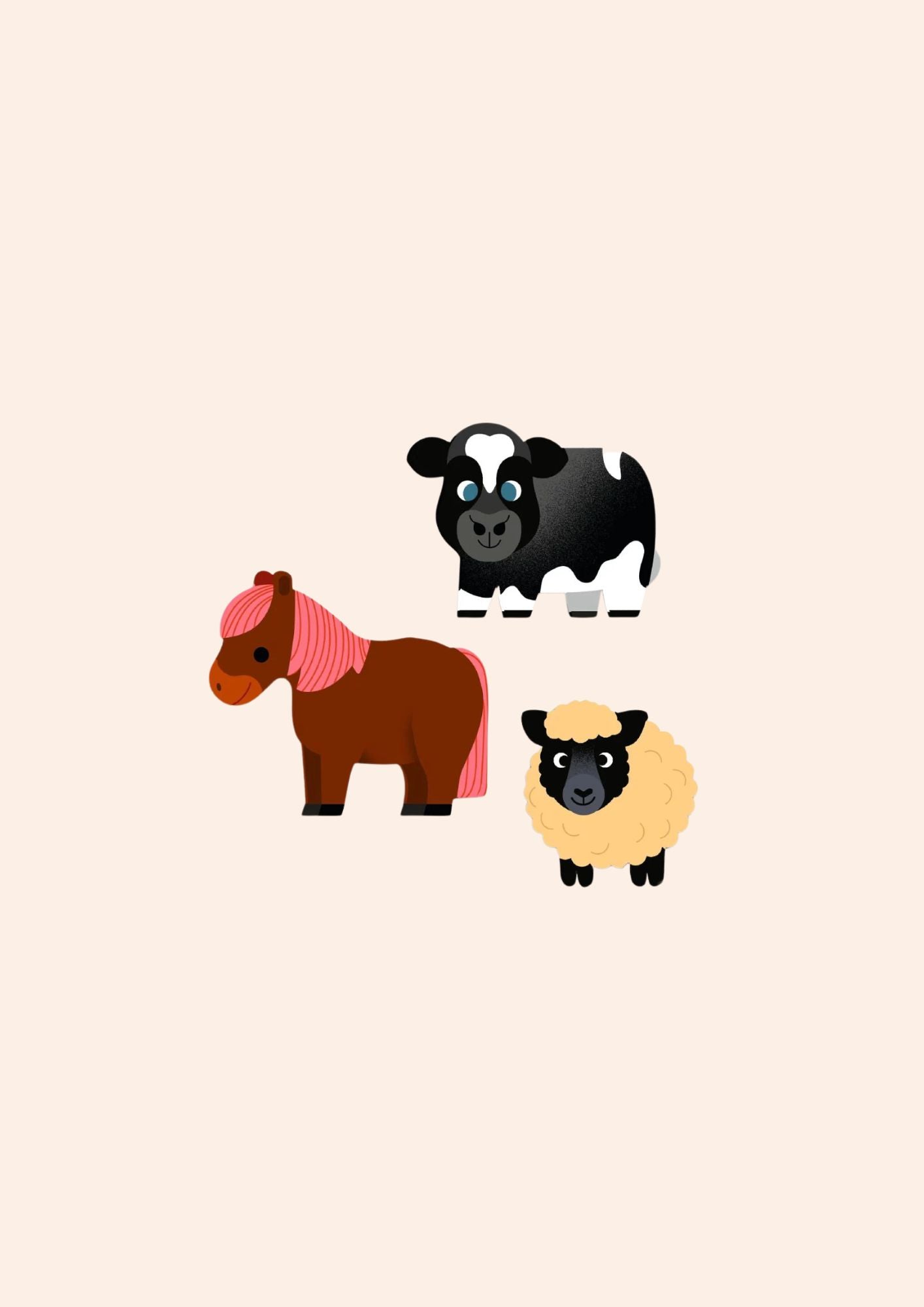 Djeco - Farm Animals - Stickers