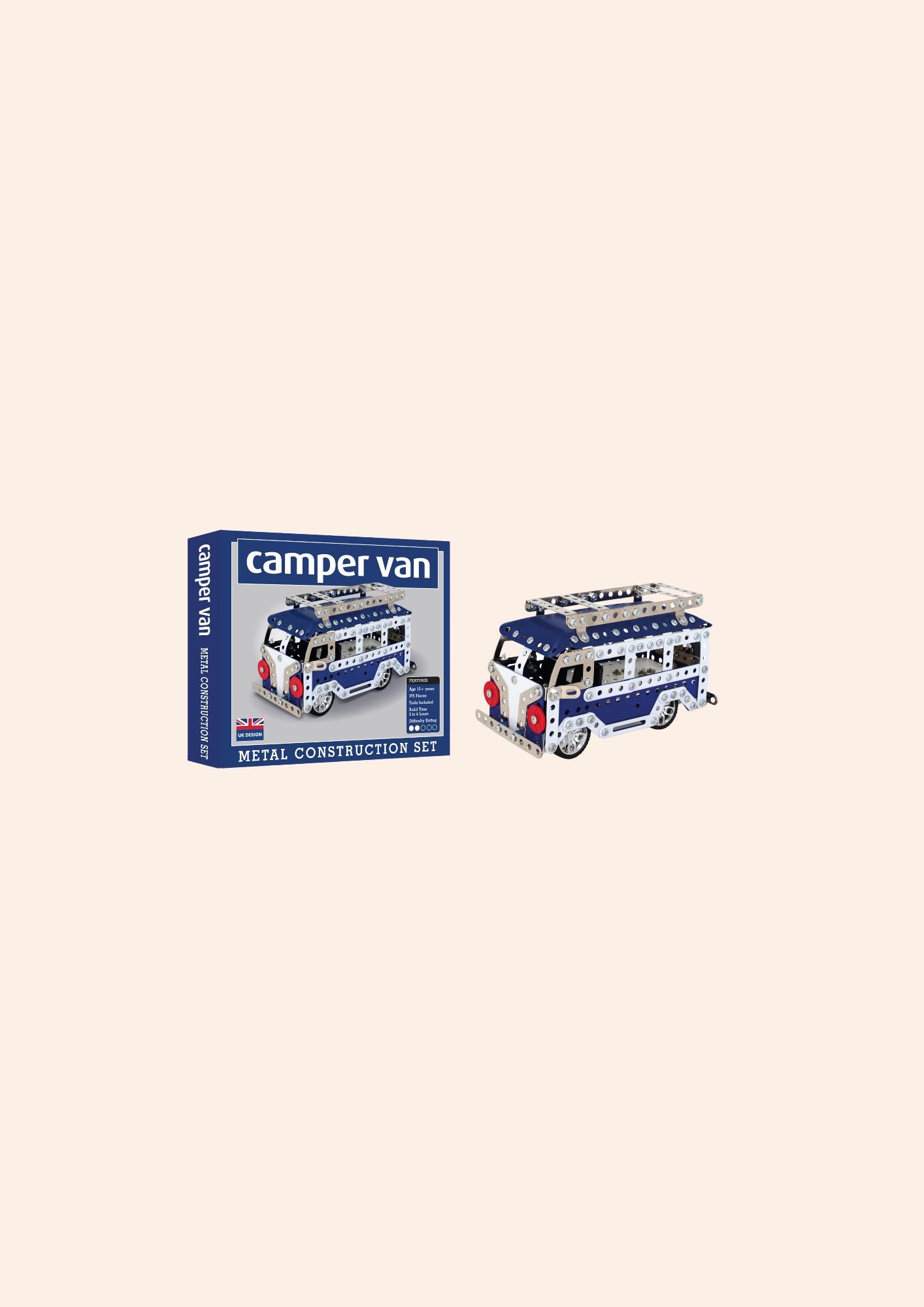 The Coach House - Camper Van Metal Construction Set (375 pieces)