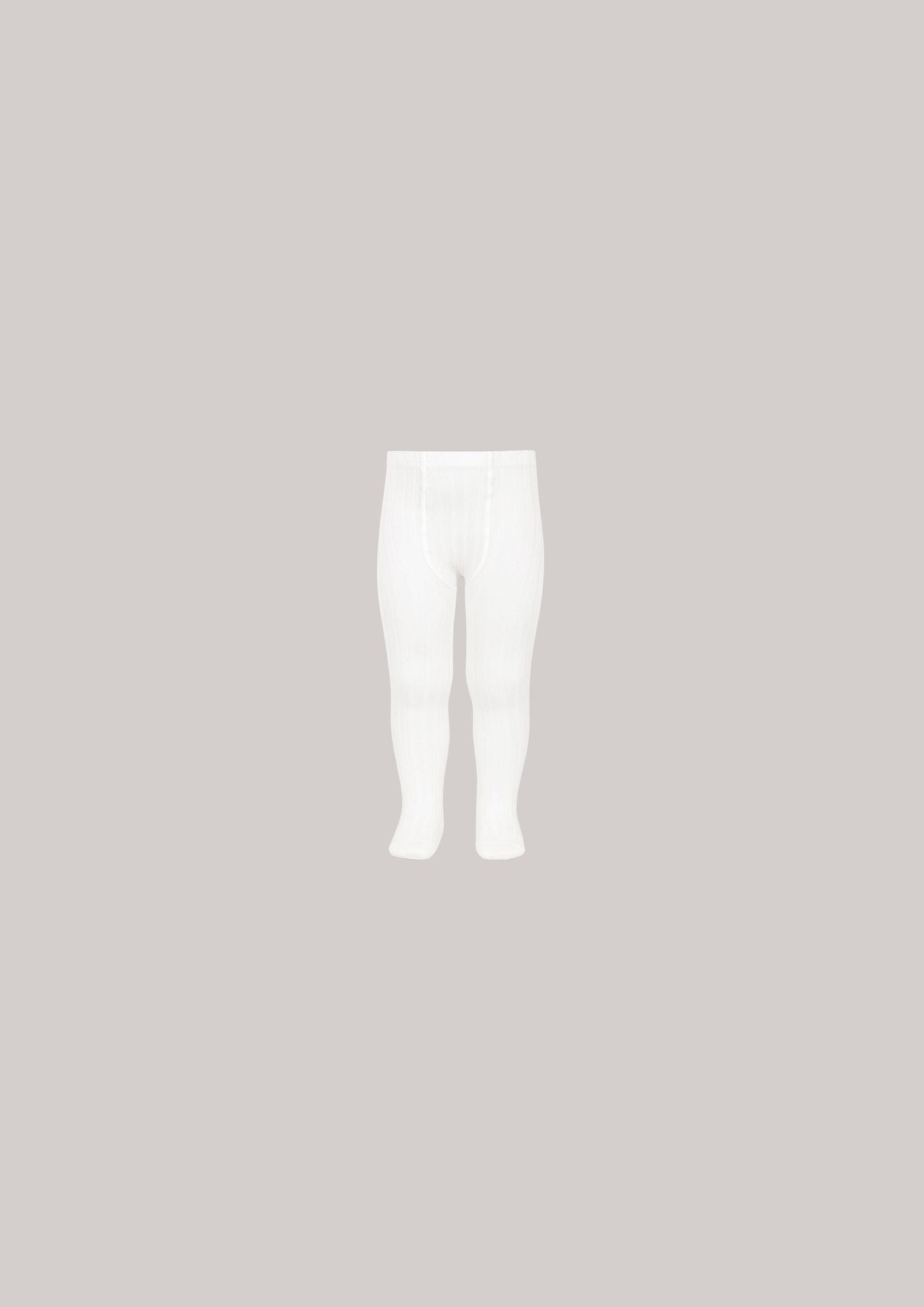 Cóndor Ribbed Tights - Blanco