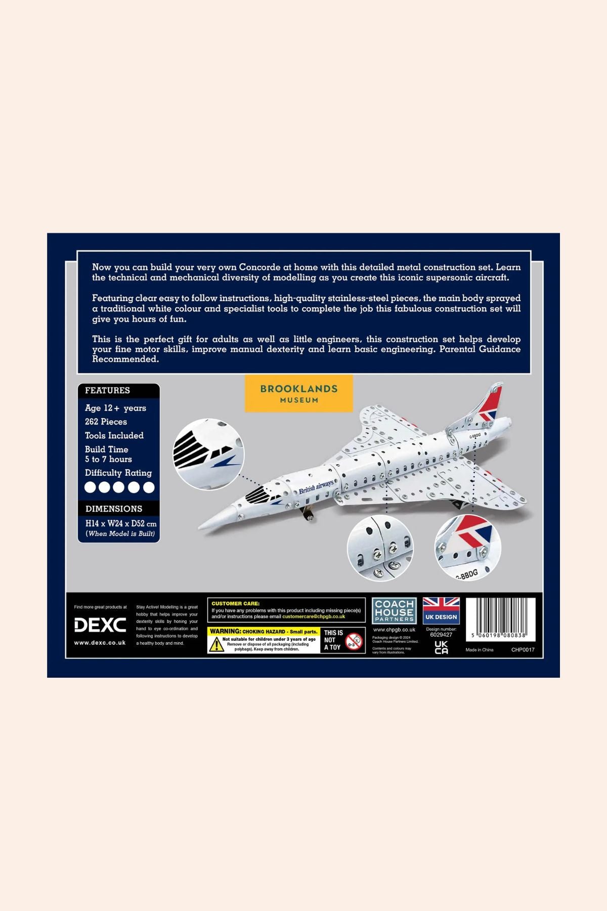 The Coach House - Concorde Constrution Set - 269 pieces - Strawberries & Cream 