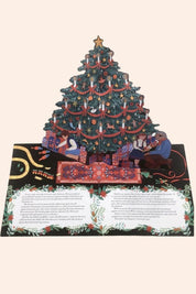 The Nutcracker: An Enchanting Pop up Classic - Strawberries & Cream - Ingrid Lewis - Designer 
Pop-up Christmas tree card with people.