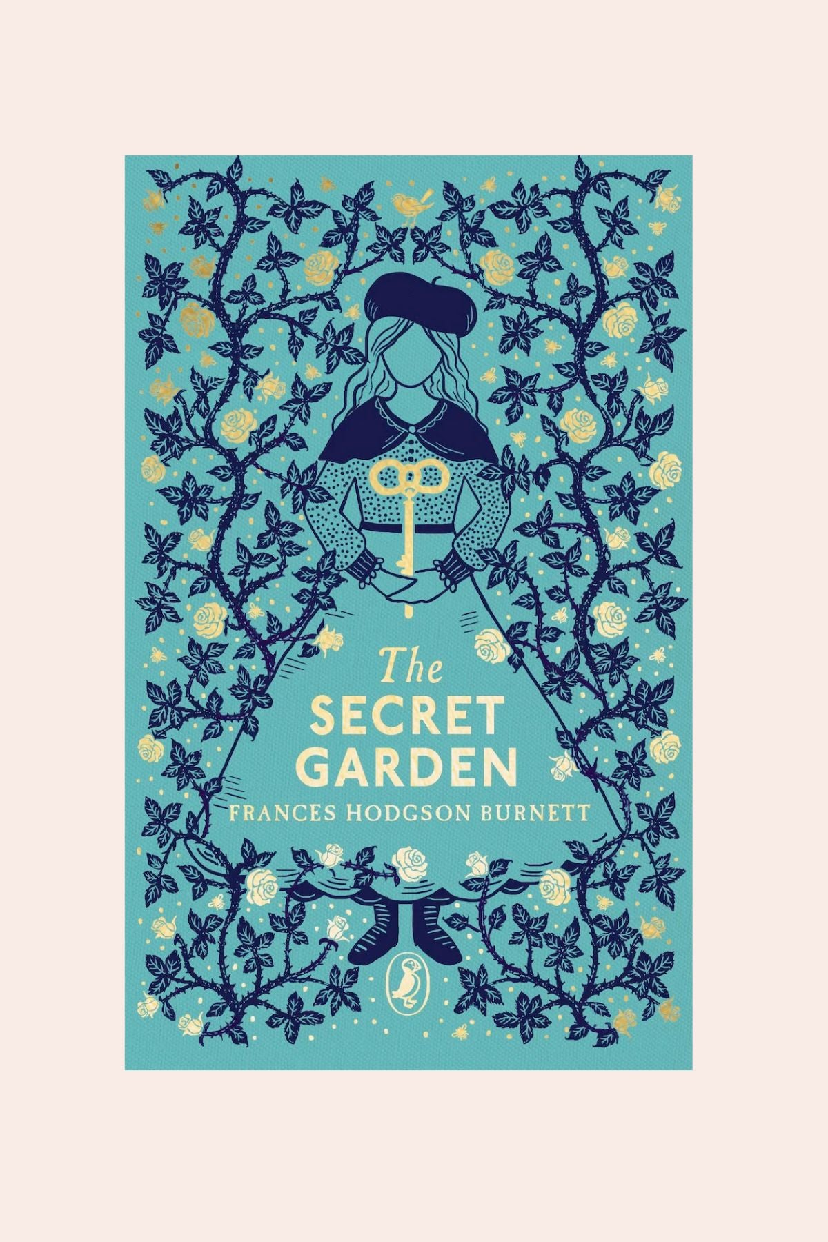 The Secret Garden -  Frances Hodgson Burnett (Blue Cover Girl) - Strawberries & Cream