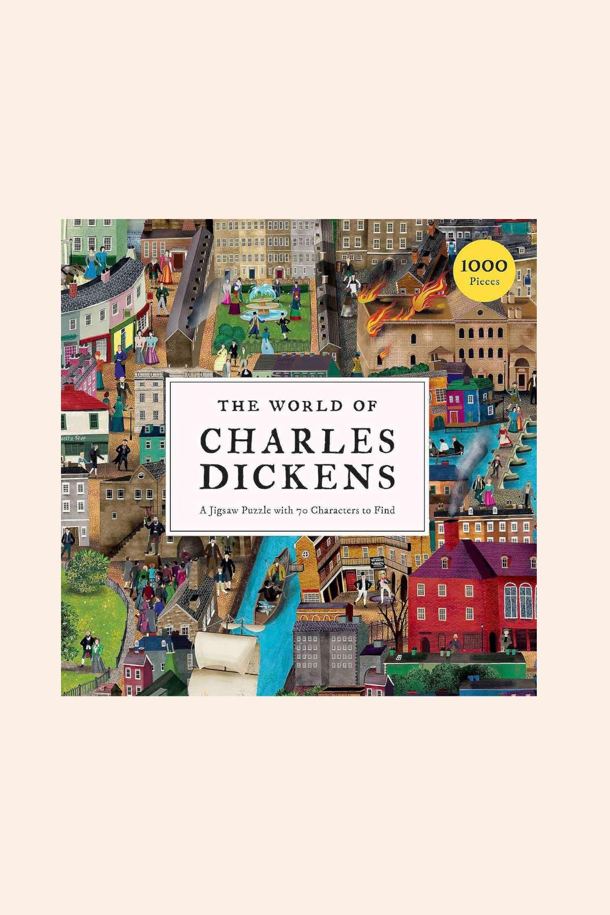 The World of Charles Dickens - 1000 Piece Jigsaw Puzzle - Strawberries & Cream - Strategic Puzzle - 