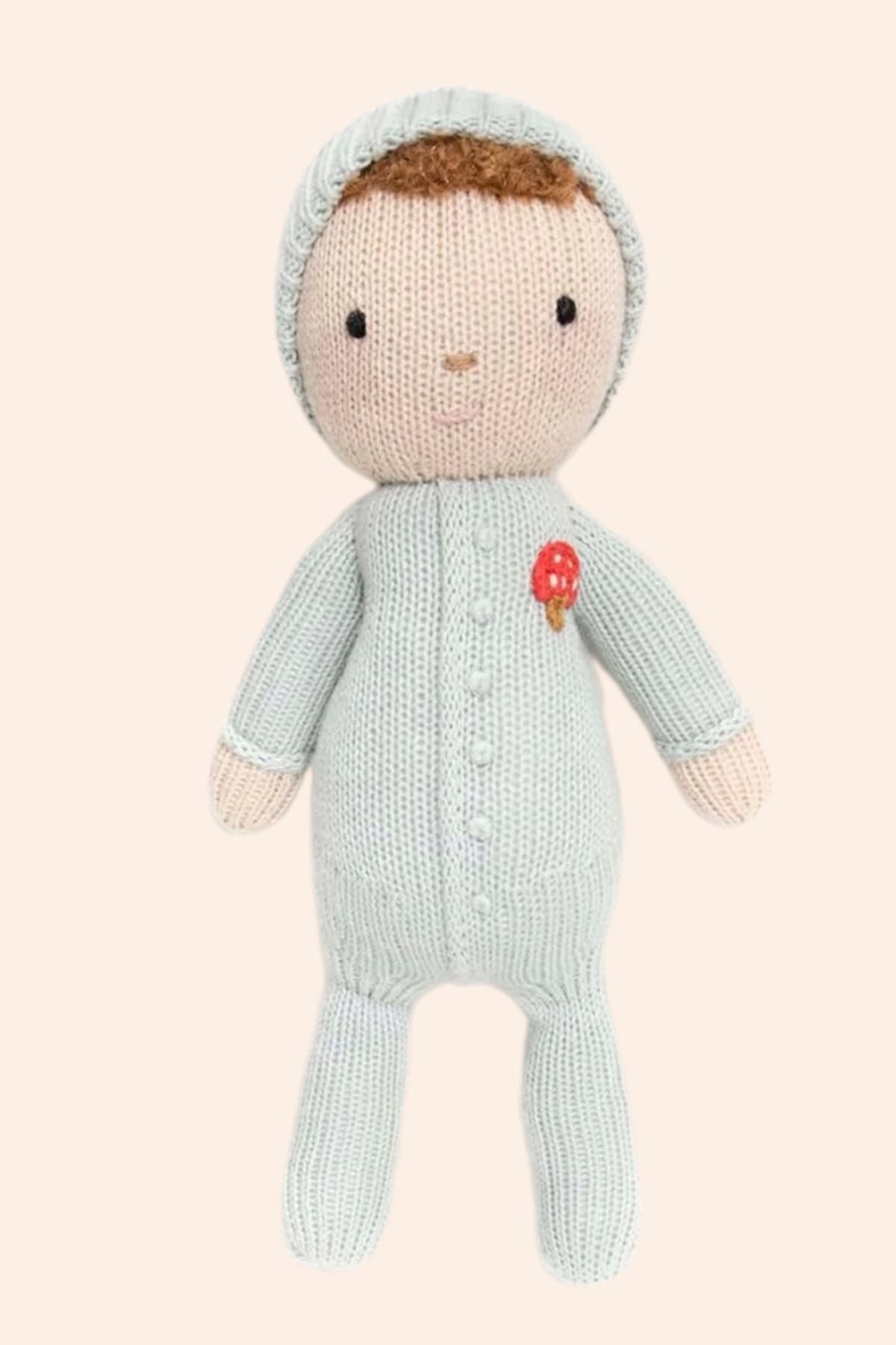 Tun Tun - Baby Liam Doll - Light Blue - Strawberries & Cream 
