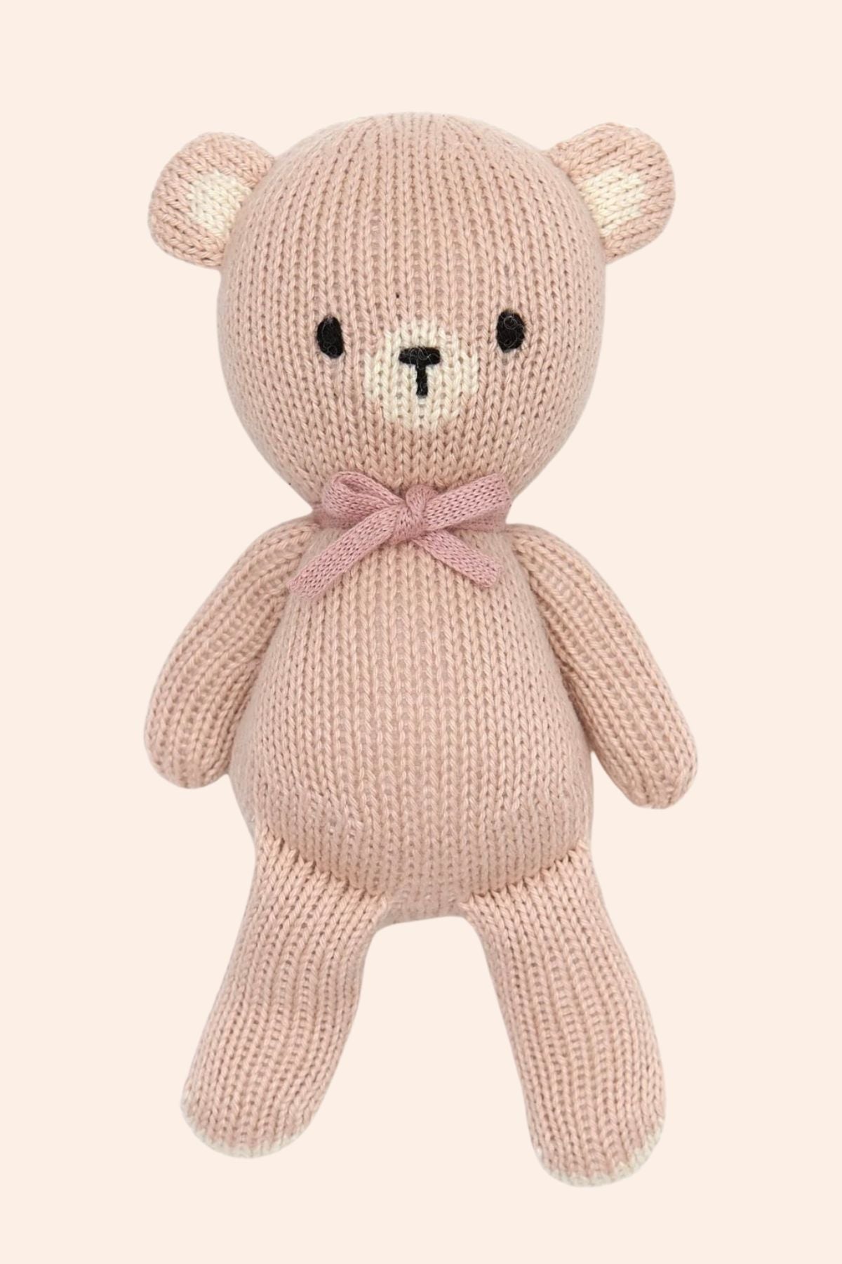 Tun Tun - The Baby Bear - Light Pink & Dusty Rose - Strawberries & Cream
