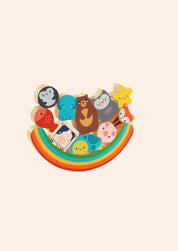 Djeco Puzz & Boom-Rainbow