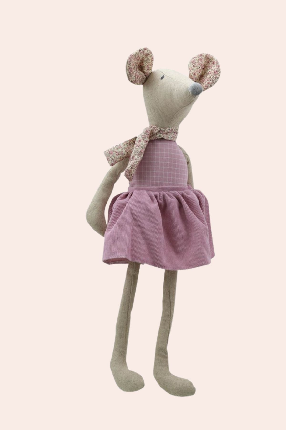 Wilberry - Flora Linen Mouse - Strawberries & Cream