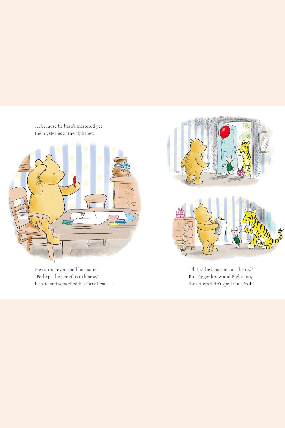 Winnie the Pooh and the Party - Strawberries & Cream - Ingrid Lewis - Designer
Illustration from a children's book featuring Winnie the Pooh and Tigger.