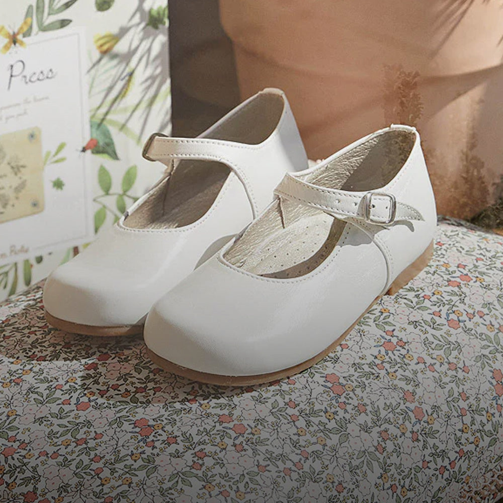 Mary Jane - Patent Leather Dusty Pink - Strawberries & Cream