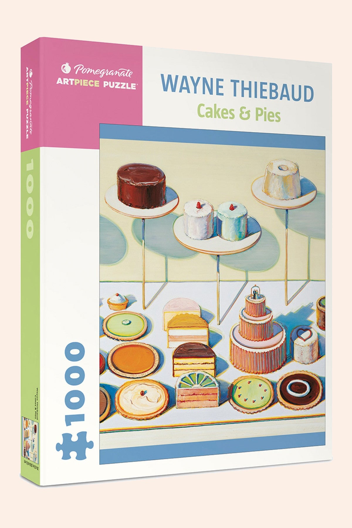 Pomegranate - Wayne Thiebaud - Cakes & Pies - 1000-Piece Jigsaw Puzzle