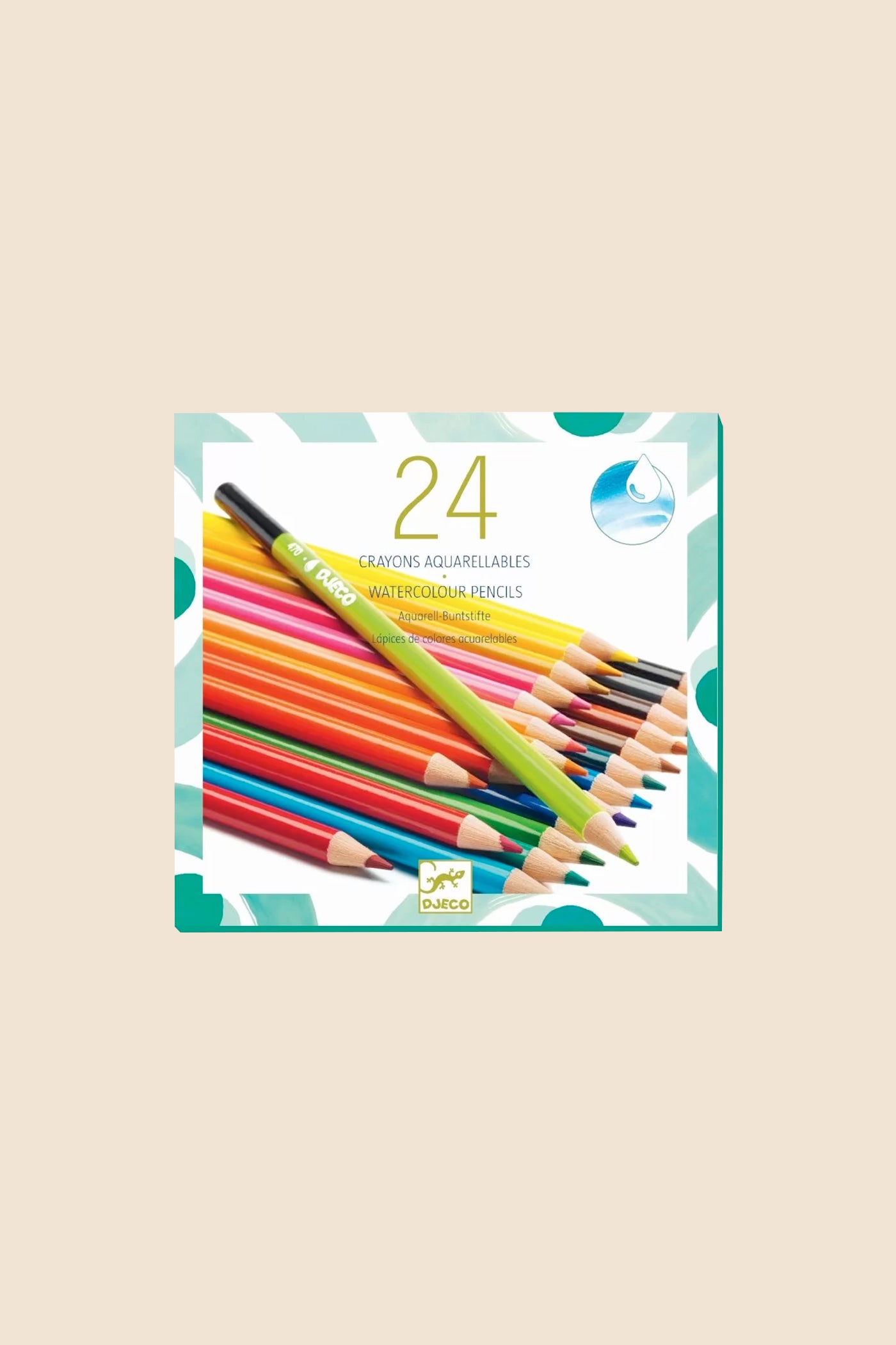 24 Watercolour Pencils