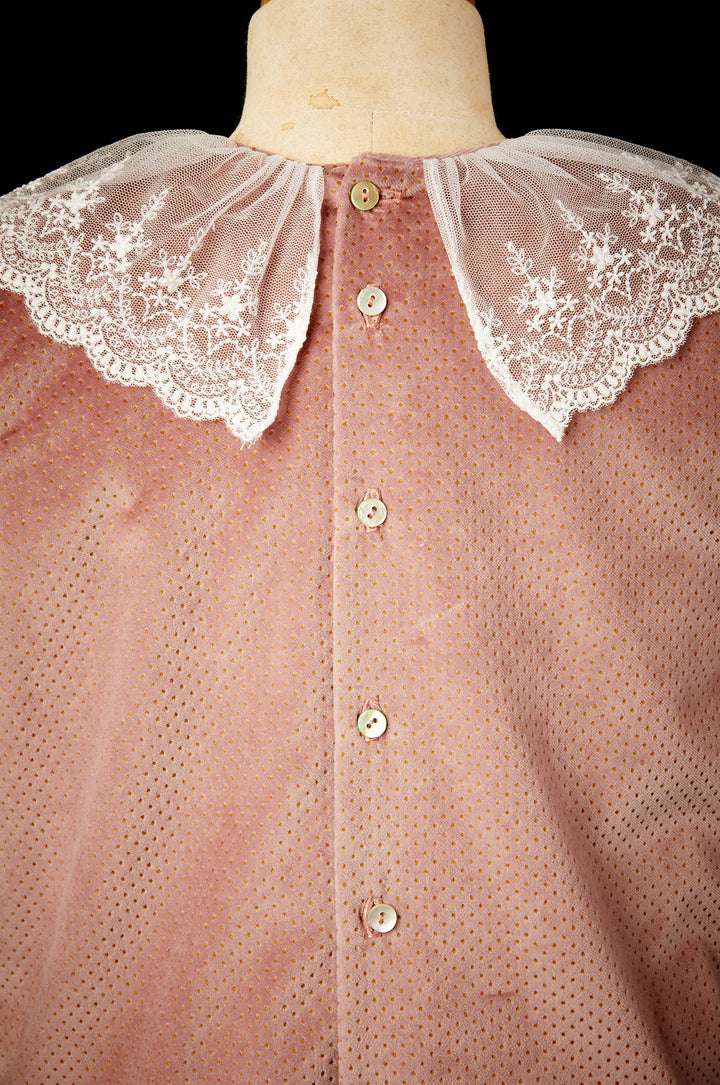 Sandy Dress Pink Velvet