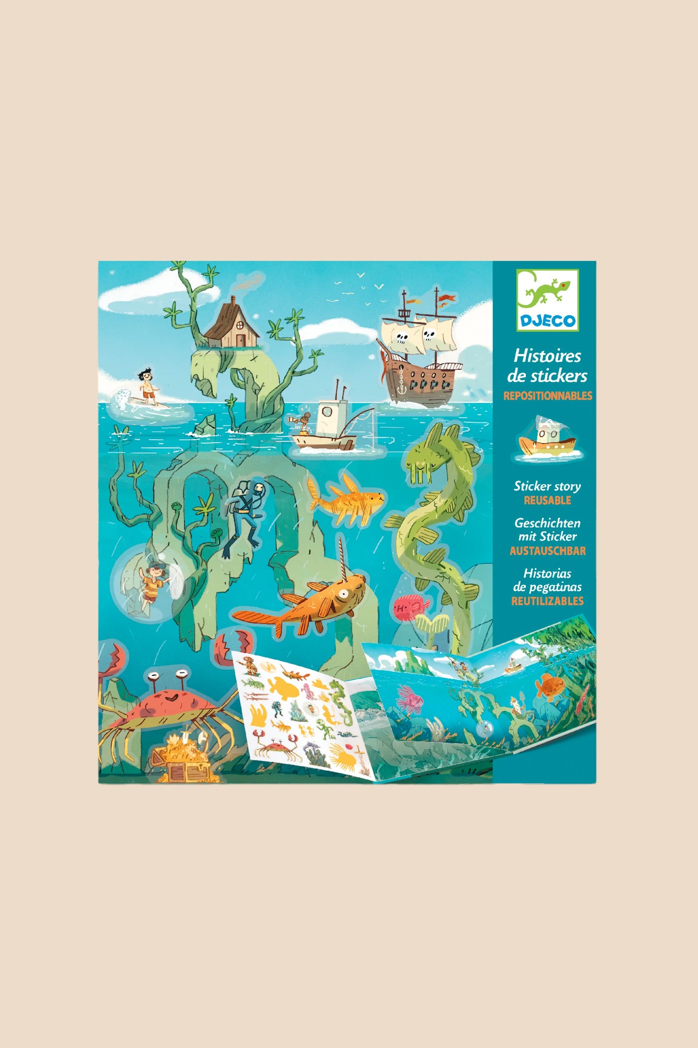 Adventures at Sea - Sticker Story