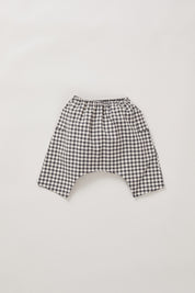 Black & White Baby Check Apple Trousers