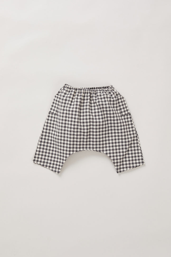 Black & White Baby Check Apple Trousers