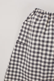 Black & White Baby Check Apple Trousers