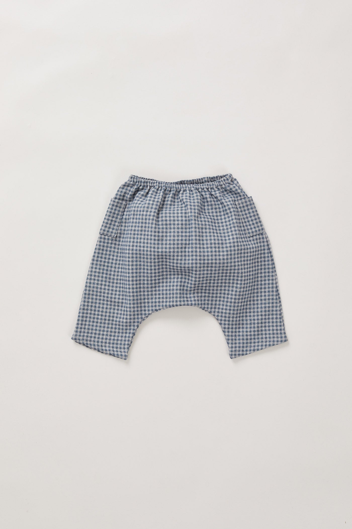 Blue Check Baby Apple Trousers