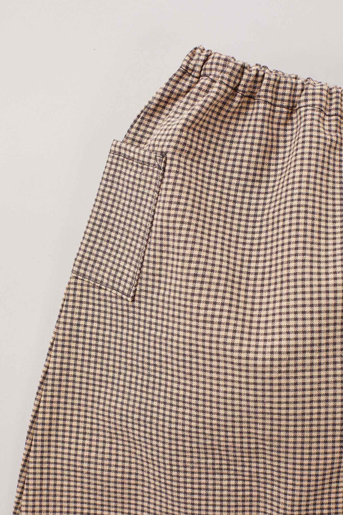 Brown Check Baby  Apple Trousers