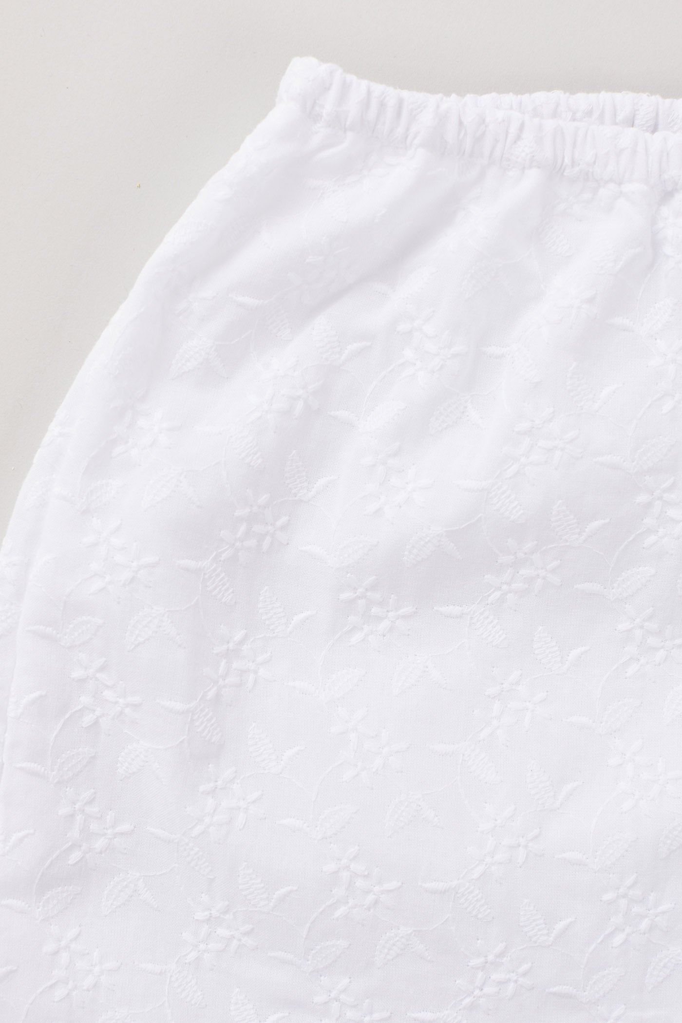 Broderie Kimono In White